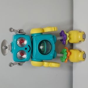 Robot Baby Toy Rattle Wheels Playgo